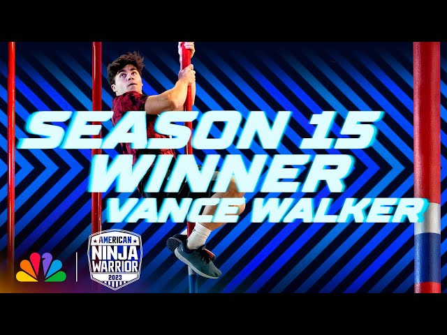 How $1 Million Winner Vance Walker Swept Season 15 | American Ninja Warrior | NBC
