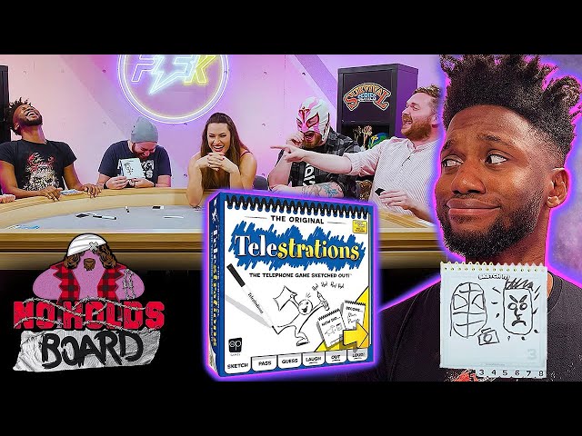 Telestrations... BUT WITH WRESTLERS! | No Holds Board