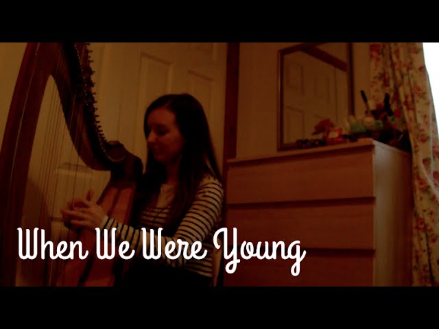 When We Were Young | Adele (Harp Cover)