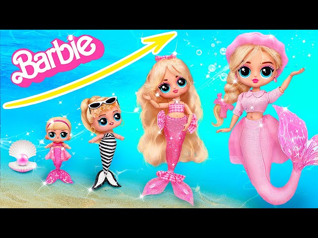 Barbie Growing Up! 32 Ideas for Mermaid Dolls