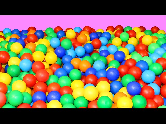 Learn Shapes, Numbers, and Action Words in the Super Duper Ball Pit!