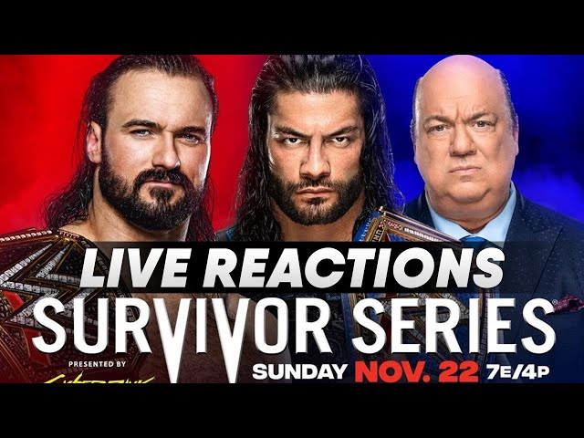 WWE Survivor Series 2020 LIVE REACTIONS | WrestleTalk