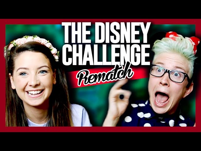 The Disney Challenge REMATCH (ft. Zoella) | Tyler Oakley