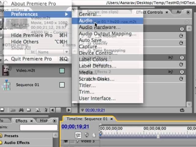 Audio Channel Mapping in Premiere Pro CS3