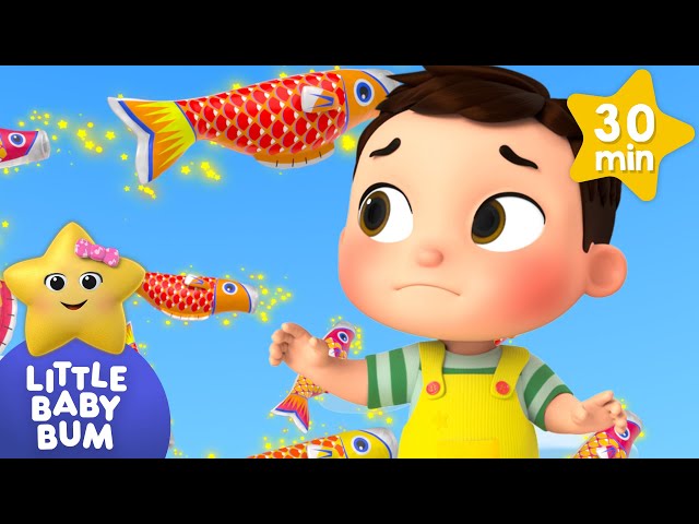 12345 Once I Caught a Fish Alive⭐ 30 min of LittleBabyBum Nursery Rhymes | ABC & 123 Baby Songs