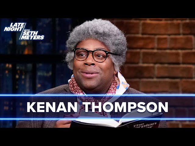 Kenan Thompson's Author Alter Ego Pernice Lafonk Reads an Excerpt from His Latest Book