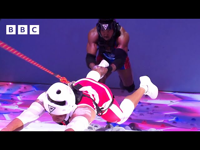 Two VERY Different Attempts at The Wall | Gladiators - BBC
