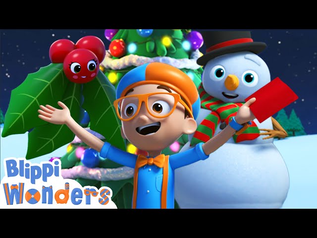 Blippi's Christmas Scavenger Hunt! | Blippi Wonders Educational Cartoons for Kids