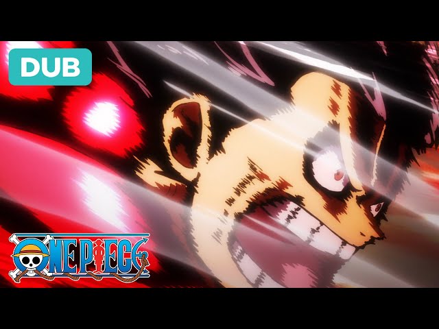 Luffy + X Drake Attack! | DUB | One Piece