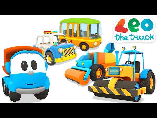 🔴 Car cartoons full episodes & Street vehicles - Leo the truck cartoon for kids & cars for kids