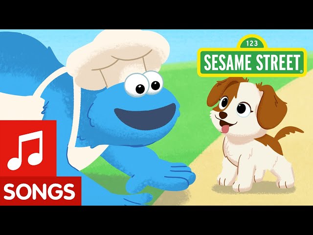 Sesame Street: Cookie Monster's Doggie Treats Song! | #FurryFriendsForever