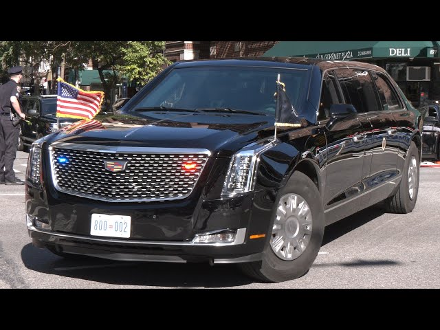 Mega motorcade for both President Biden and Secretary Blinken in New York 🇺🇸 🇺🇳