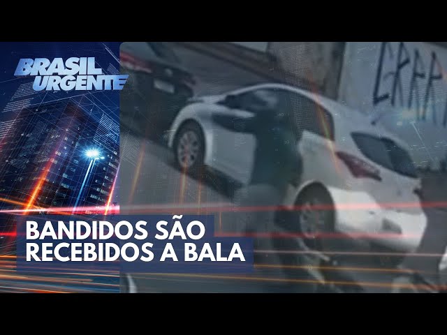 Vão assaltar e se dão mal: policial atira em bandidos | Brasil Urgente