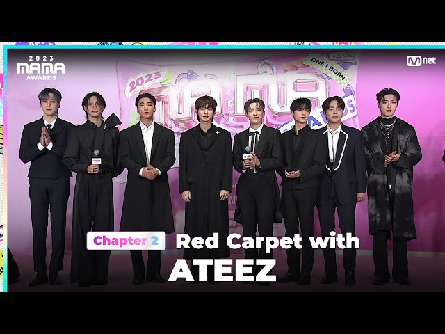 [#2023MAMA] Red Carpet with ATEEZ (에이티즈) | Mnet 231129 방송