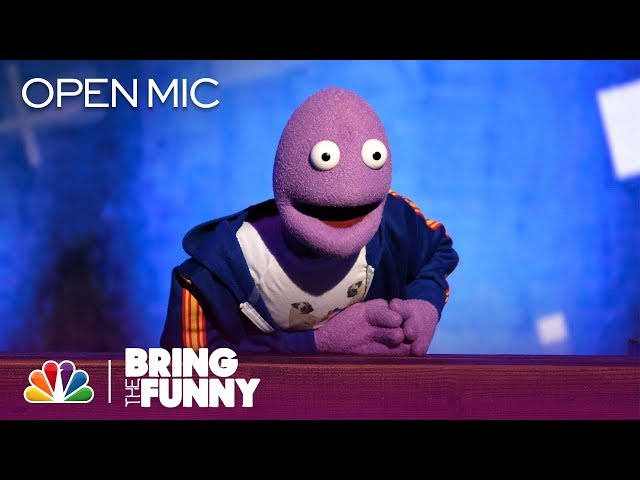 Puppet Randy Feltface Performs in the Open Mic Round - Bring The Funny (Open Mic)