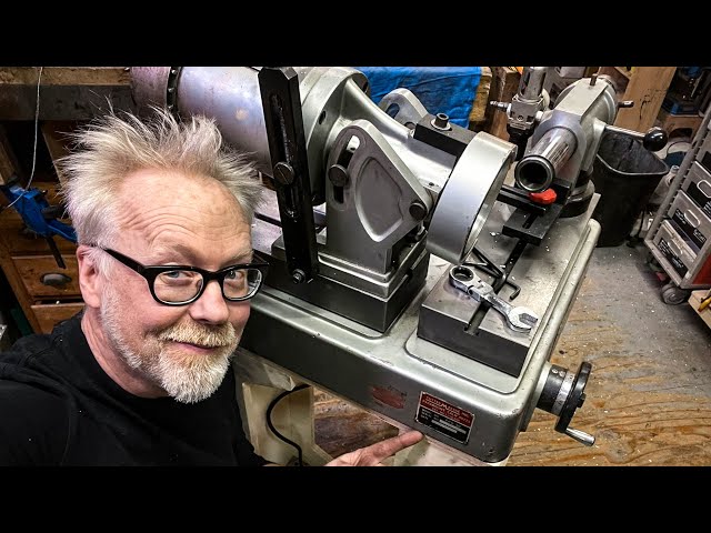 Adam Savage's One Day Builds: Universal Tool Grinder Shop Stand!