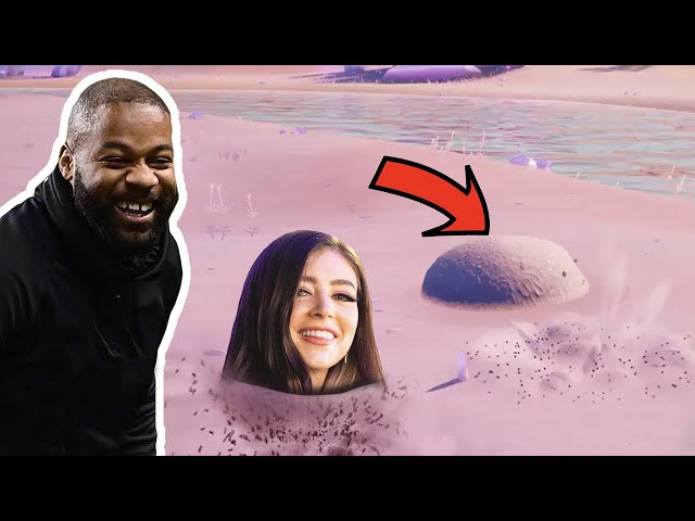Chrissy Learns How To Sand Tunnel In Fortnite With Andrew Farrell