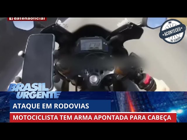 Aconteceu na Semana | Motociclista tem arma apontada para cabeça em tentativa de assalto