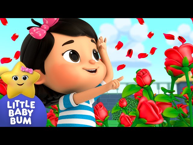 Ring-A-Ring O Roses ⭐ Mia's Play Time with Red Roses! LittleBabyBum - NurseryRhymes for Babies | LBB