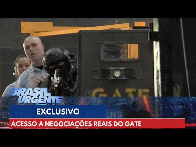 Exclusivo: Brasil Urgente tem acesso a negociações reais do GATE | Brasil Urgente