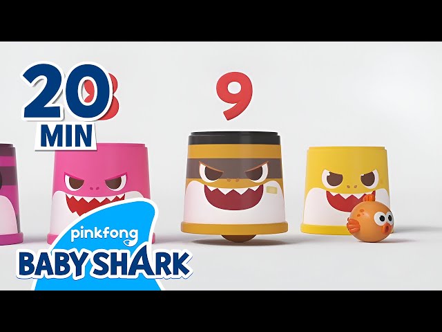 Learn Numbers and Colors with Baby Shark | +Compilation | Toy Car Songs | Baby Shark Official