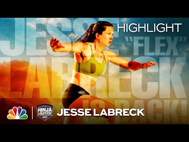 Jesse Labreck Fights for a Spot in the Finals - American Ninja Warrior 2021