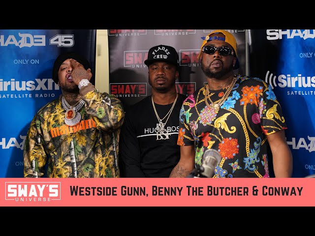 Griselda Records Takeover: Westside Gunn, Conway & Benny the Butcher Freestyle & Interview