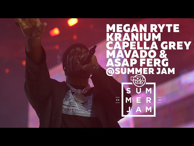 Megan Ryte & Friends ft. Kranium, A$AP Ferg, Mavado & Capella Grey FULL Summer Jam Performance