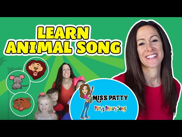 Learn Animal Songs for Children and Kids | If I Were An Animal nursery rhymes | Patty Shukla