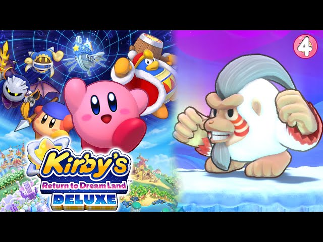 THERE ARE SUPER SAIYANS IN A KIRBY GAME!?! Kirby's Return to Dream Land Deluxe Walkthrough Part 4