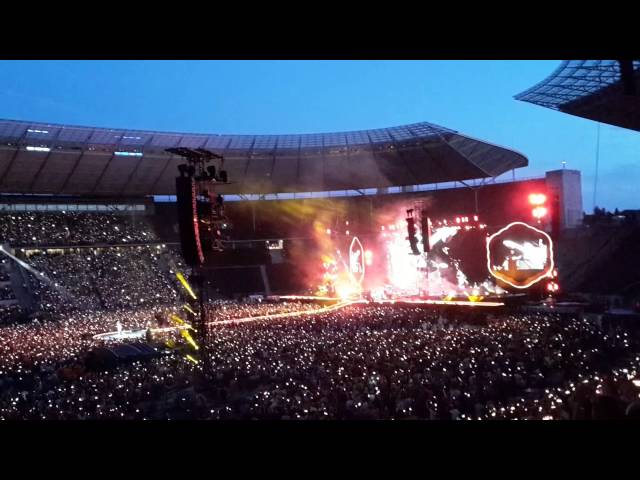 Coldplay "Fix you" Live @Berlin Olympiastadion, 29.06.2016