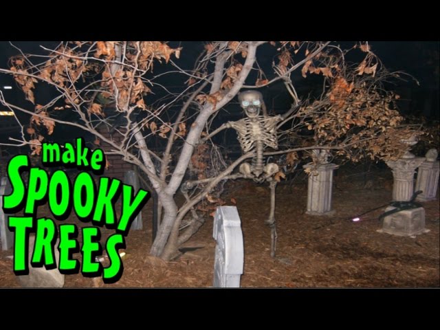 Halloween Tree - DIY Spooky Tree Decor - Fake Tree Display Decoration Idea