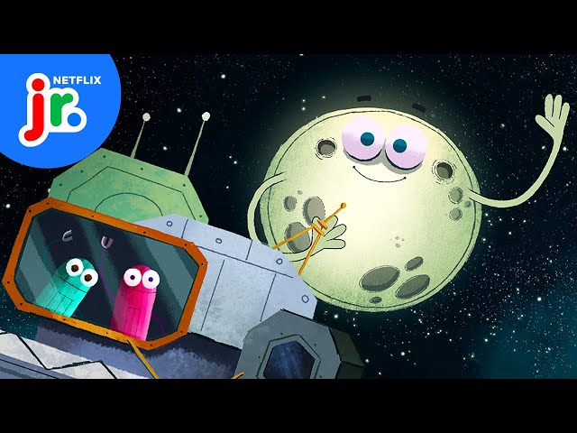 Learn About the Moon! 🌝 Outer Space Songs by the StoryBots | Netflix Jr