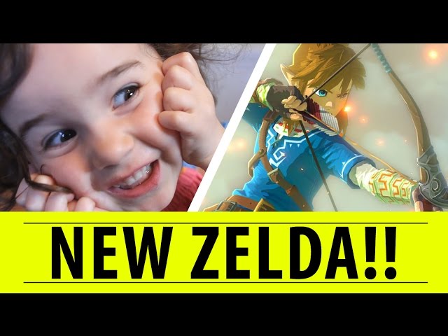 3-Year-Old Zelda Fan Reacts to 'Breath of the Wild' Trailer