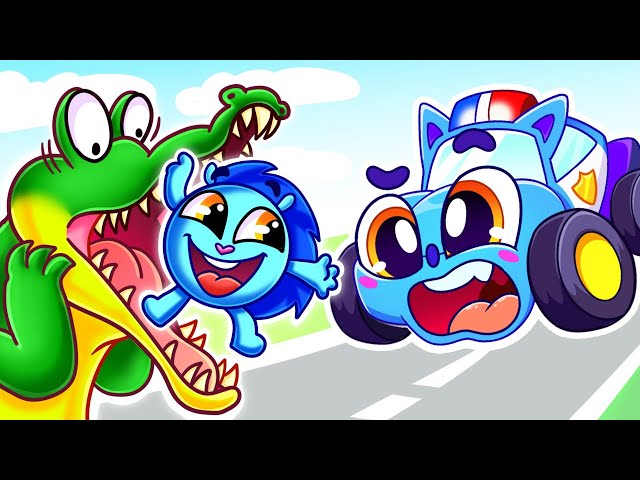 Road Safety and Police Car: A Sing-Along Cartoon for Kids by Baby Cars