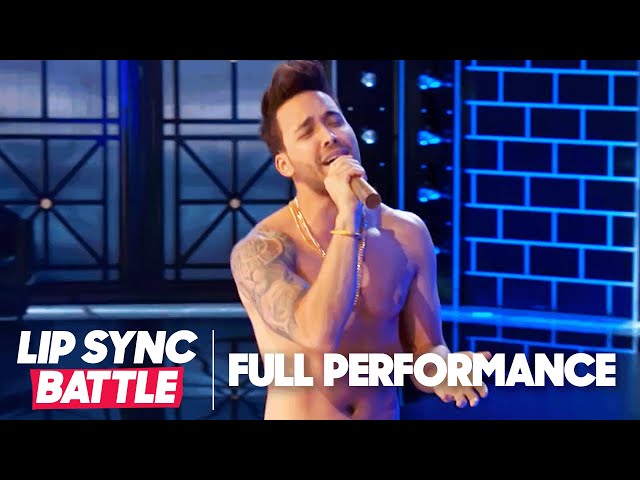 Prince Royce Performs "Versace On The Floor" & "Fireball" 🔥 Lip Sync Battle