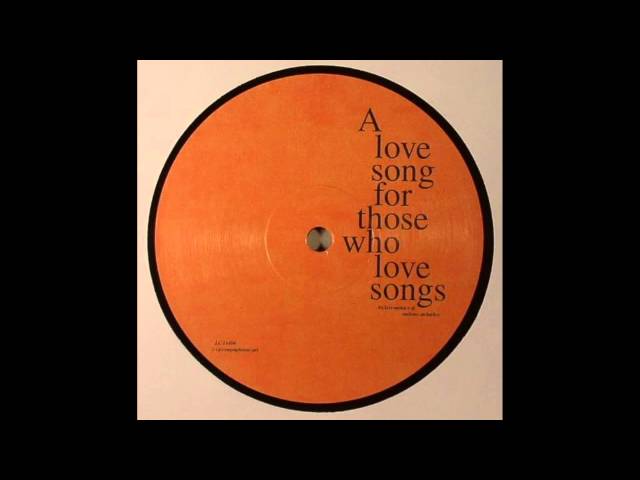 Kris Menace & Anthony Atcherley - A Love Song For Those Who Love Songs (Original Mix)