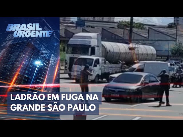 Criminoso é preso após perseguição em Santo André, na Grande São Paulo | Brasil Urgente