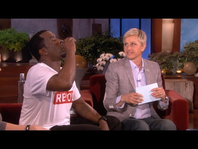 Mark Wahlberg and Diddy Play a Drinking Game