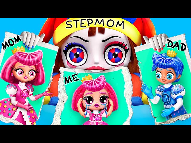 Digital Circus: Stepmom Pomni vs Mom Loolilalu! 32 DIYs for LOL OMG