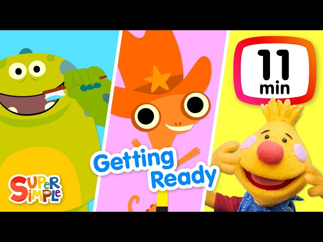The Super Simple Show - Getting Ready | Cartoons For Kids