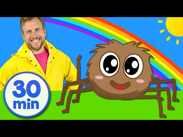 "Itsy Bitsy Spider" and more Nursery Rhymes - 30 mins Kids Collection