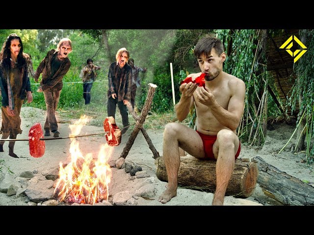 Primitive Technology: CRAFTING a Zombie Meat Harvester