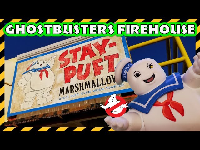 EXTREME Ghostbusters Toy Playset! - STAY-PUFT Marshmallow Man Billboard (Pt.11)