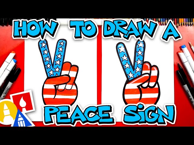 How To Draw A Peace Sign
