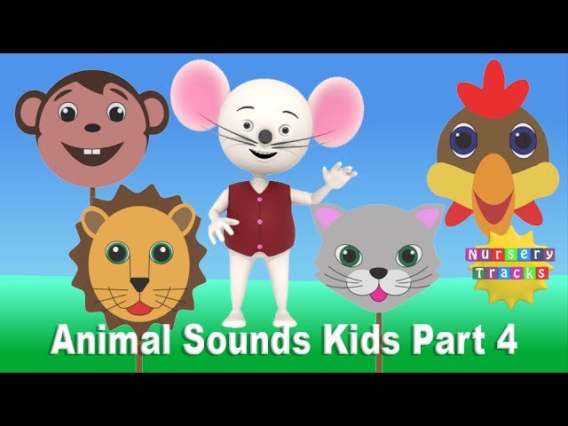 Animal Sounds for Kids Part 4 | Animal Masks | NurseryTracks