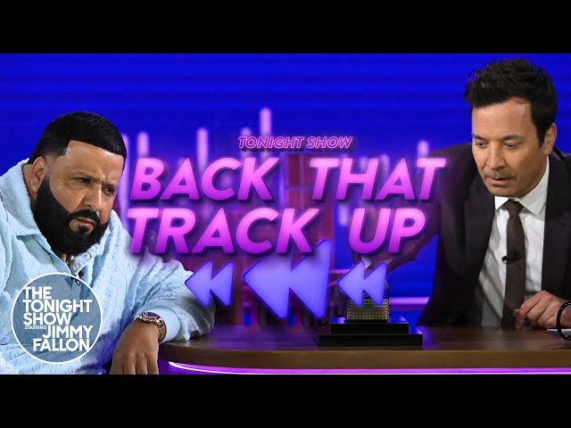 Back That Track Up with DJ Khaled | The Tonight Show Starring Jimmy Fallon
