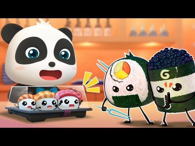 Ninja Sushi's Rescue Mission | Ice Creams, Hamburger Vending Machine, Donuts | Baby Songs | BabyBus