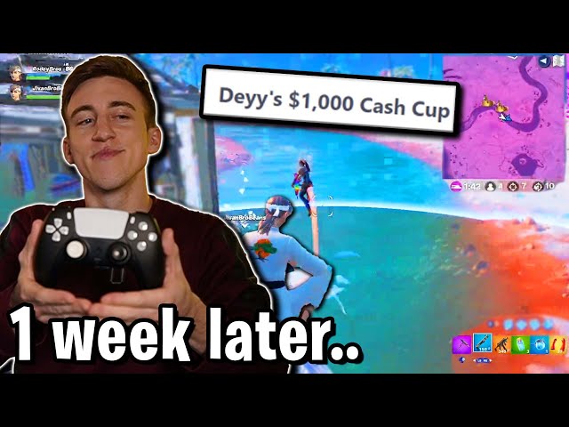I quit for 1 WEEK then played Deyy's Cash Cup..