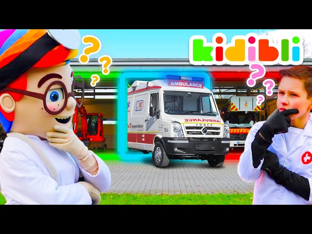 Let's Discover Big Vehicules With Kidibli | Kids Pretend to Play | Animaj Kids